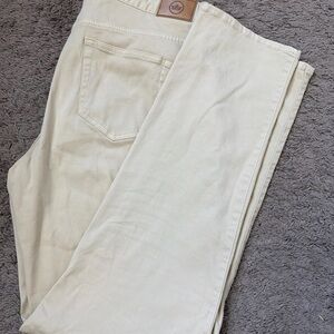Peter Millar Pants Mens Sz 38 Beige Ultimate 5 Pocket Pant ME0B39 Performance